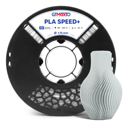 Filamento Pla Plus Speed 1,75mm 1kg - Varias Cores - Gtmax3d Branco