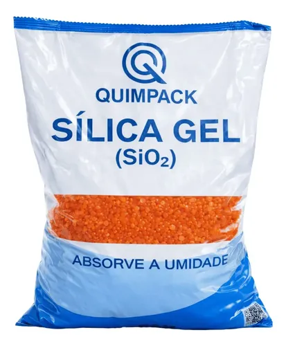 Sílica Gel Laranja Desumidificante 1-3mm 1kg