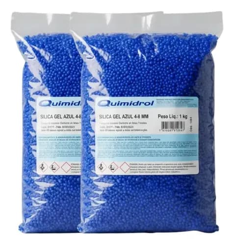Sílica Gel Azul 2kg Anti Umidade Mofo Dessecante Premium